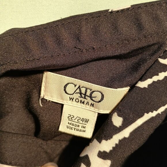 Women’s Black Floral A-Line Skirt Yellow White Flower Print Midi - Picture 3 of 4